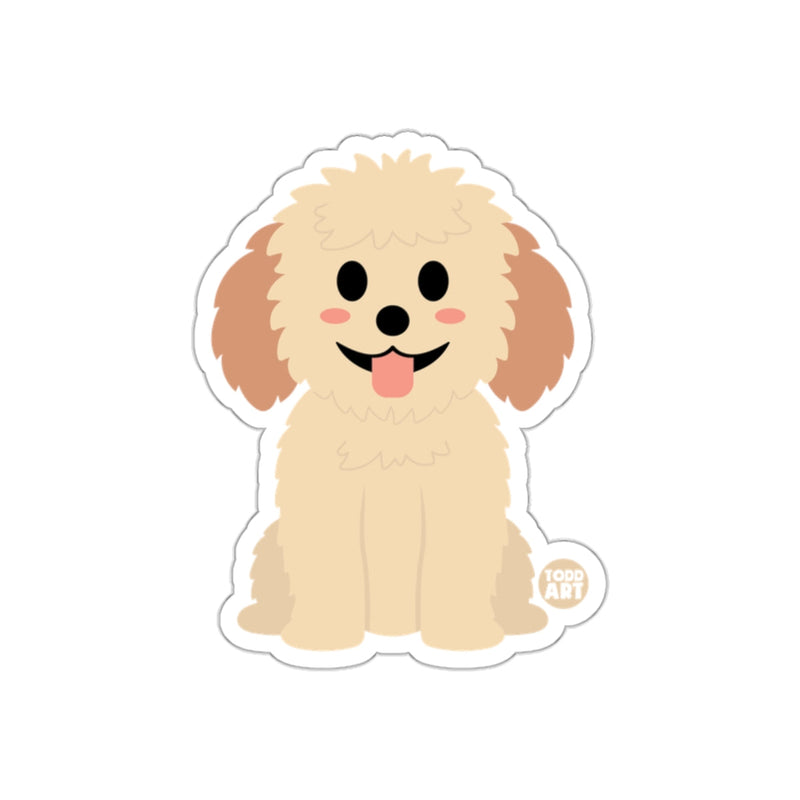 Load image into Gallery viewer, Cute Cartoon Dog with Blush Cheeks Sticker product
