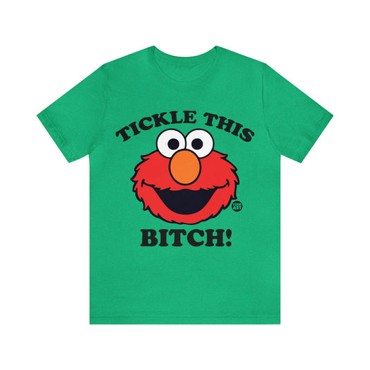 Tickle This Elmo Parody Unisex Tee, Adult Humor Tee, Cartoon Tee Adult