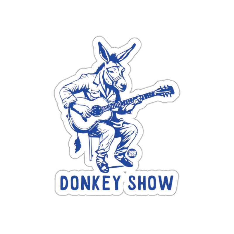 Load image into Gallery viewer, Donkey Playing Guitar Classic Donkey Show Sticker
