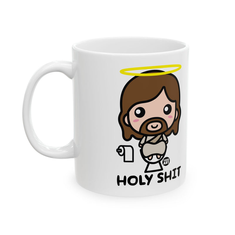 Load image into Gallery viewer, Holy Shit jesus Mug, Funny Cow Mug, Sarcastic Cow Mug, Funny Moody Hump Day Mug
