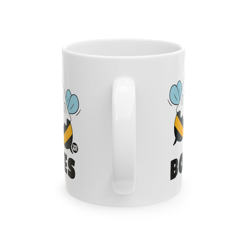 Load image into Gallery viewer, Boo Bees Coffee Mug, Funny Ghost Bees Mug, Adult Humor Halloween Mug Gift
