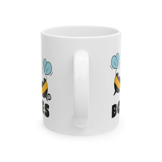 Boo Bees Coffee Mug, Funny Ghost Bees Mug, Adult Humor Halloween Mug Gift