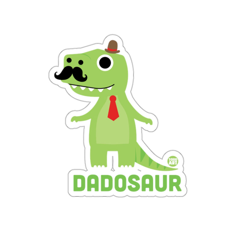 Load image into Gallery viewer, Dapper Dinosaur Character with Hat and Tie Sticker
