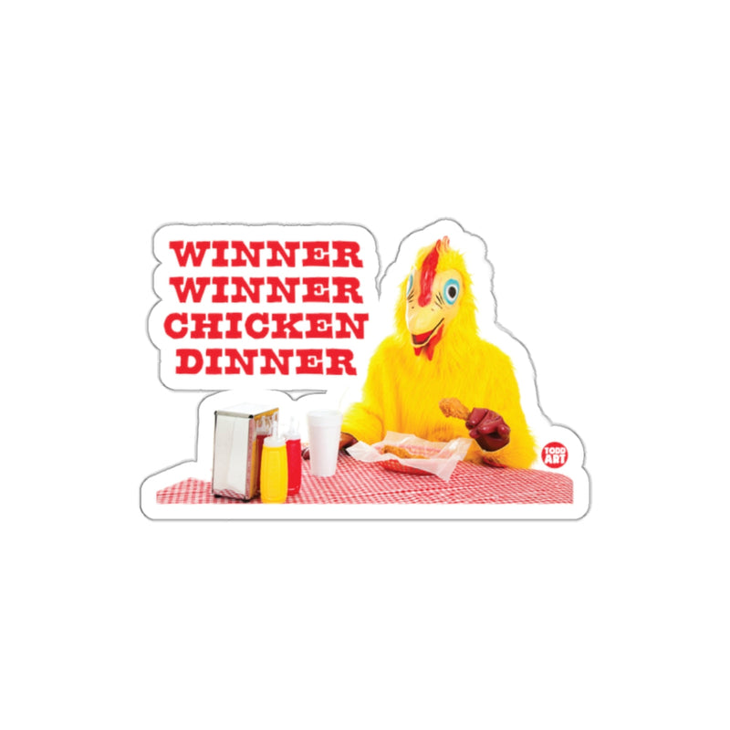 Load image into Gallery viewer, Winner Winner Chicken Dinner Sticker Decor
