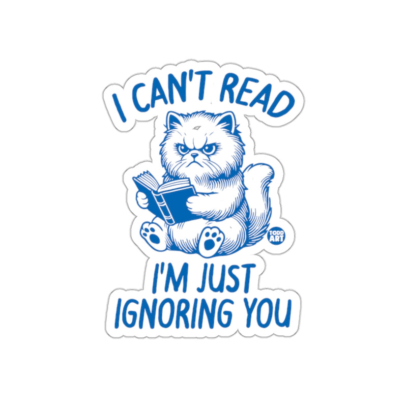 Load image into Gallery viewer, I Can't Read I'm Just Ignoring You Sticker Product
