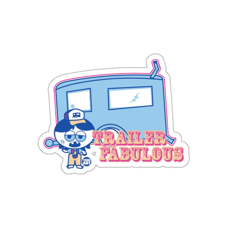 Load image into Gallery viewer, Trailer Fabulous Graphic Sticker Product
