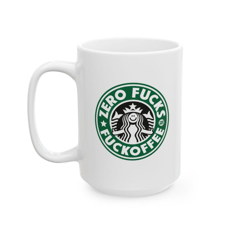 Load image into Gallery viewer, Zero Fucks Fuckoffee Parody Mug for Coffee Lovers

