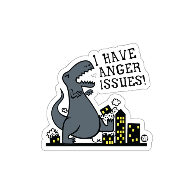 Load image into Gallery viewer, Angry Dinosaur Crushing Buildings Sticker
