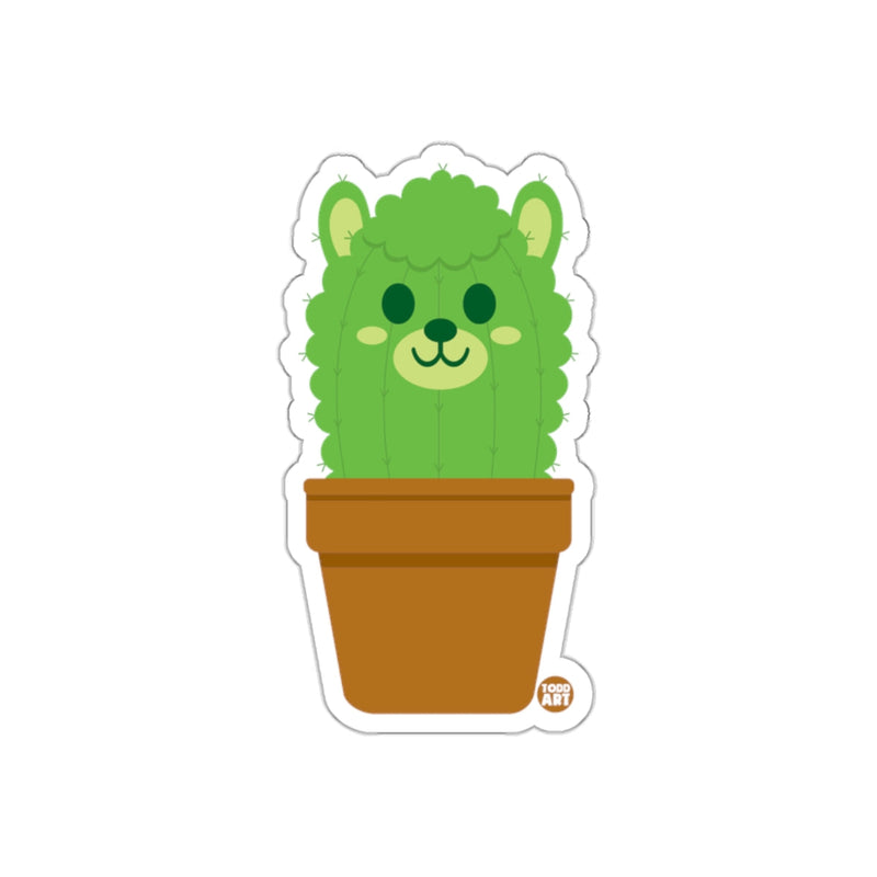 Load image into Gallery viewer, Cute Bear Cactus in Pot Sticker for Adorable Decor
