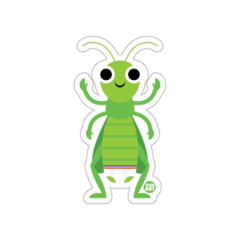 Load image into Gallery viewer, Cute Green Insect Cartoon Character Sticker
