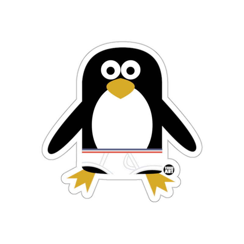 Load image into Gallery viewer, Cute Cartoon Penguin with Yellow Feet Sticker

