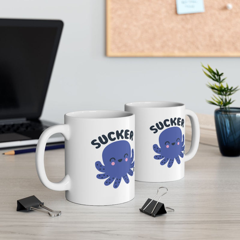 Load image into Gallery viewer, Octopus Sucker Design Fun Novelty Coffee Mug
