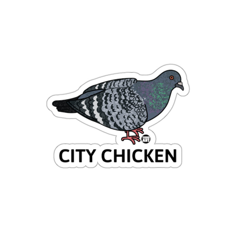 Load image into Gallery viewer, City Chicken Pigeon Funny Sticker For Everyone
