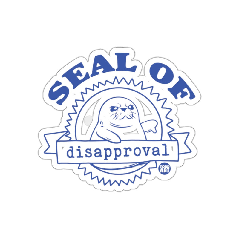 Load image into Gallery viewer, Seal of Disapproval Funny Sticker Product
