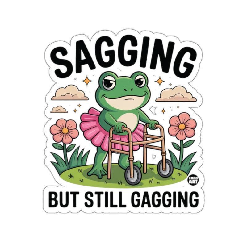 Load image into Gallery viewer, SAGGING BUT STILL GAGGING frog tutu walker 
