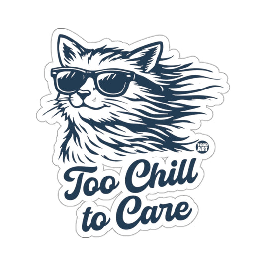 Cool Cat Sunglasses Too Chill to Care 