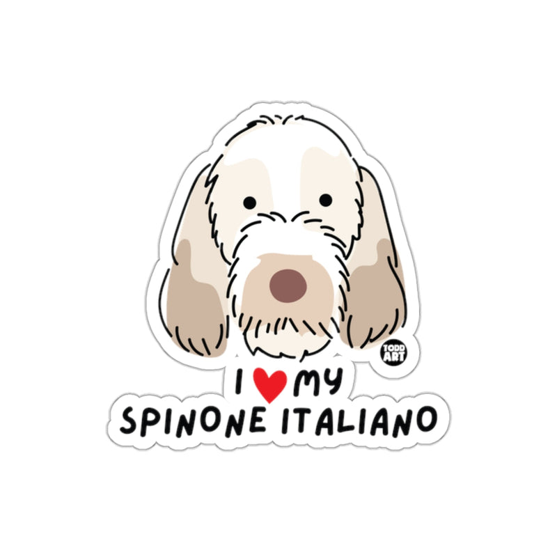 Load image into Gallery viewer, I Love My Spinone Italiano Cute Dog Sticker
