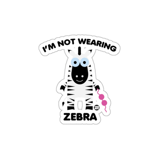 Cute Zebra Sticker Featuring Fun and Playful Design