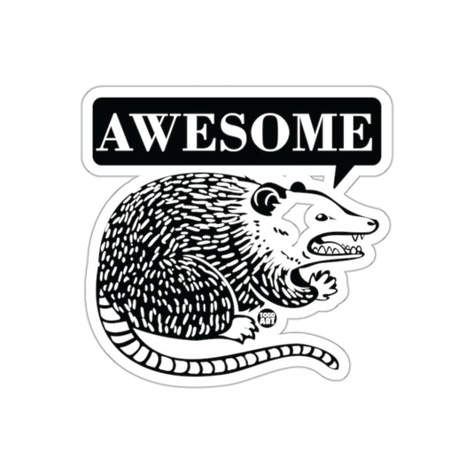 Awesome Possum Graphic Vector Illustration sticker