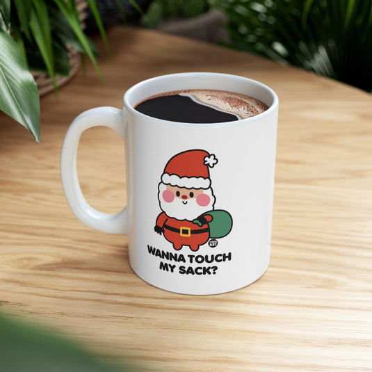 Wanna Touch My Sack Santa Coffee Mug Product