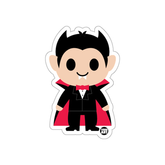 Cute Cartoon Vampire Character Todd Art Sticker