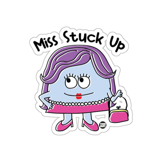 Miss Stuck Up Character Art Graphic Sticker