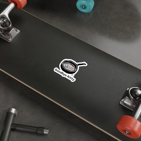 Goodbye Kitty Skateboard Deck with Unique Design