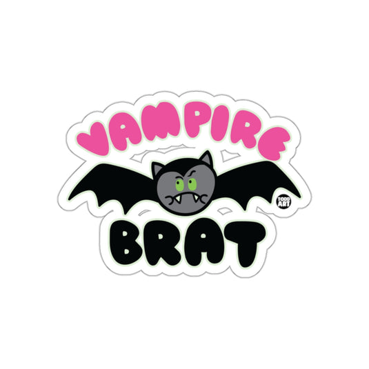 Vampire Brat Funny Bat Character Sticker Decal