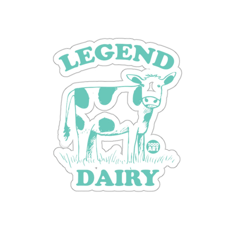 Load image into Gallery viewer, Funny Legend Dairy Cow Art Sticker Product
