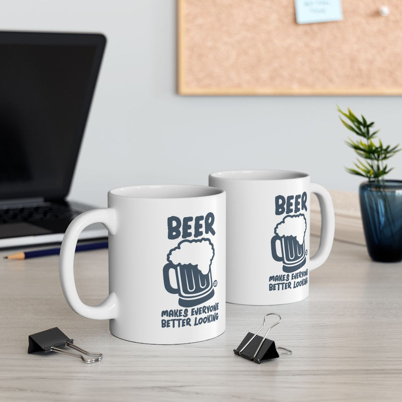 Load image into Gallery viewer, Beer Makes Everyone Better Looking Mug
