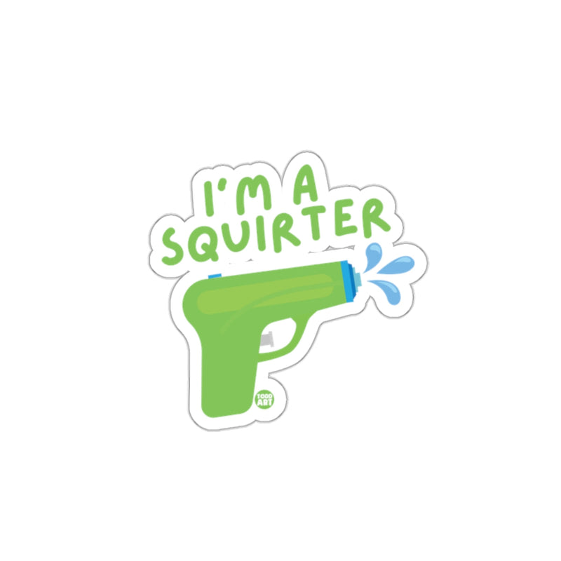 Load image into Gallery viewer, I'm A Squirter Green Water Gun Sticker
