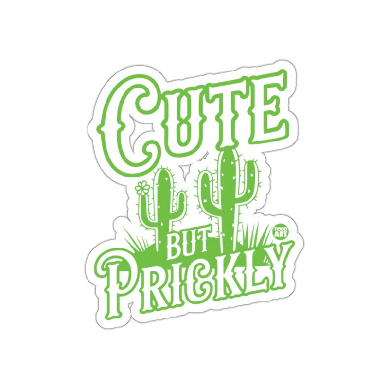 Load image into Gallery viewer, Cute But Prickly Cactus Sticker Design
