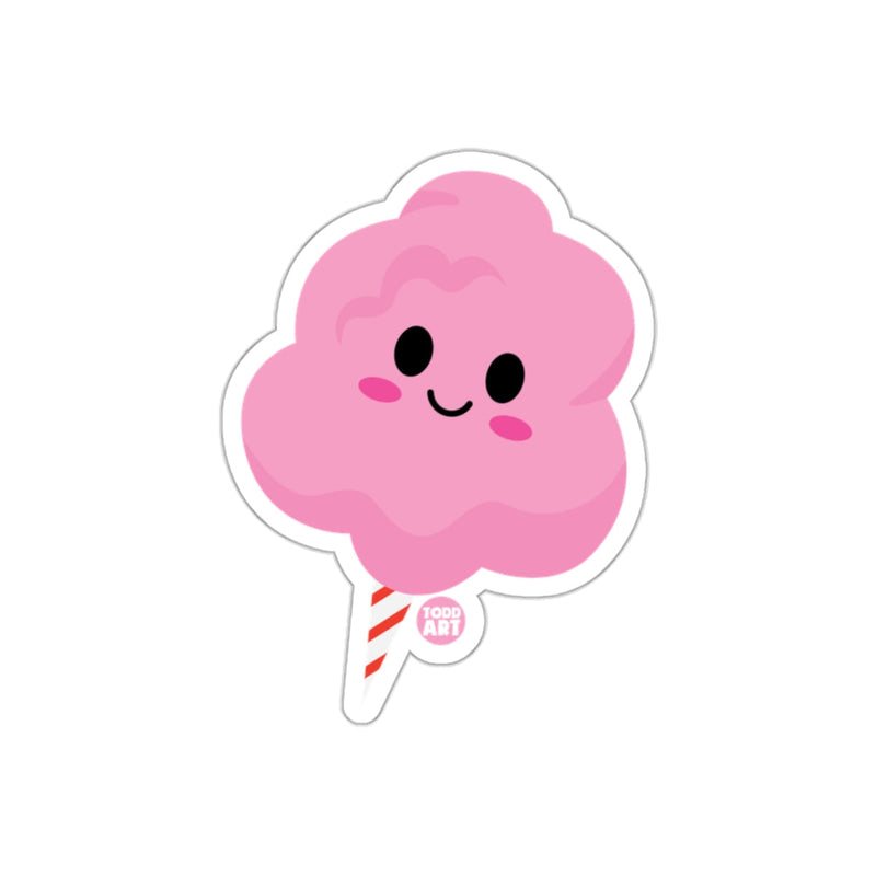 Load image into Gallery viewer, Cute Smiling Cotton Candy Cartoon Sticker Product
