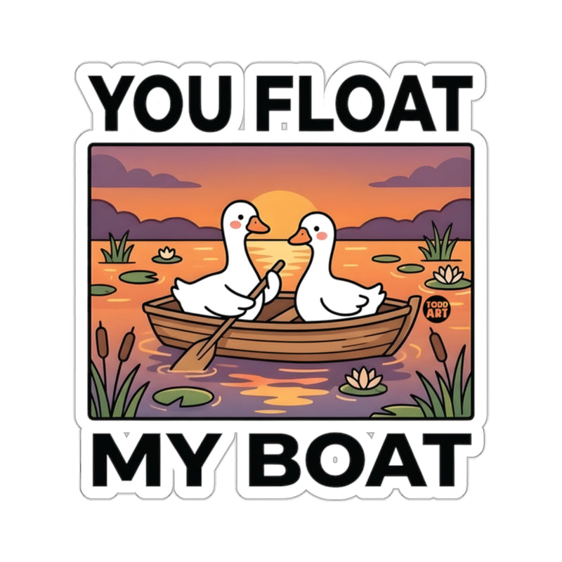 Load image into Gallery viewer, YOU FLOAT MY BOAT Ducks Romantic Sunset Lake 
