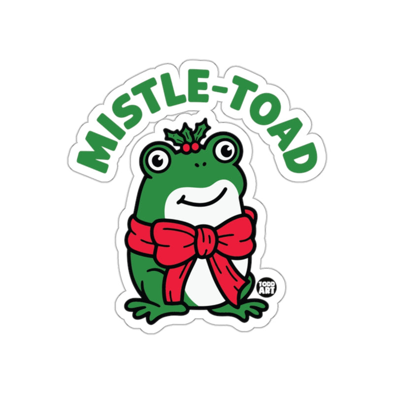 Load image into Gallery viewer, Festive Mistle-Toad Frog with Holly and Bow product
