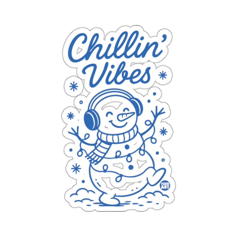 Load image into Gallery viewer, Chillin' Vibes Snowman Headphones Scarf Winter Fun 
