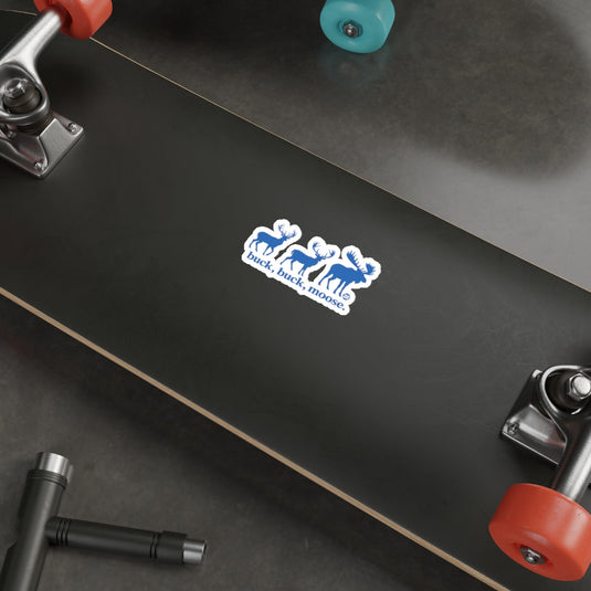 Buck Buck Moose Sticker for Skateboard Deck