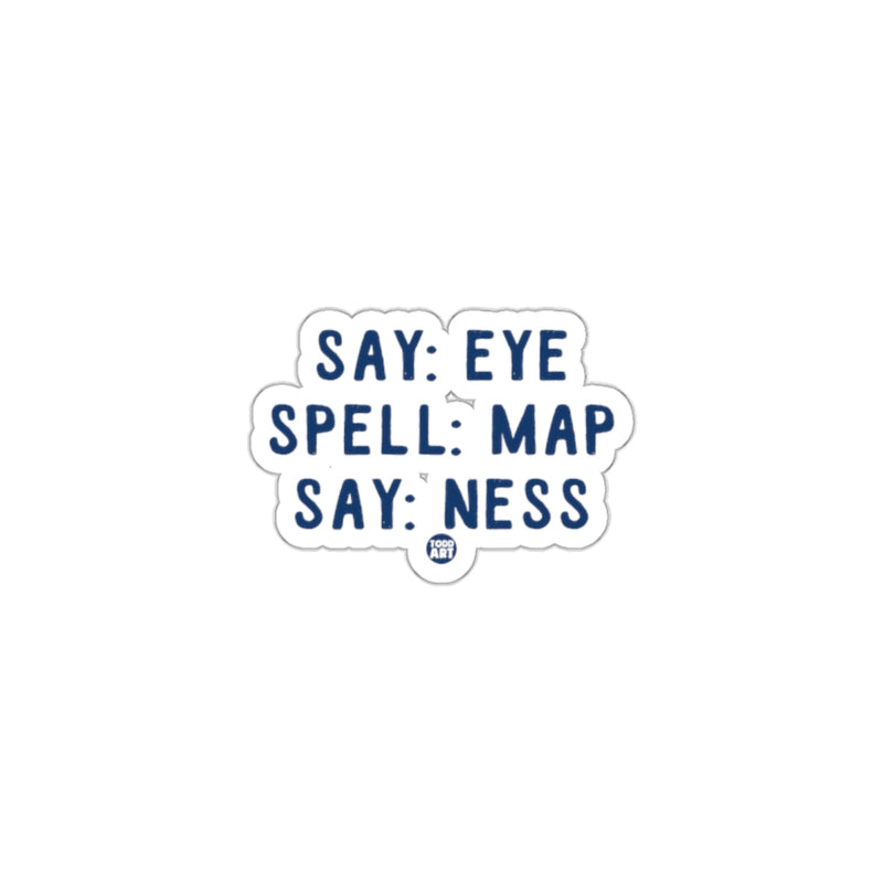 Load image into Gallery viewer, Funny Linguistic Optical Illusion Sticker Design
