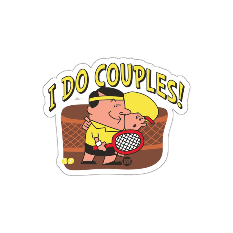 Load image into Gallery viewer, I Do Couples Tennis Player Sticker Fun Design
