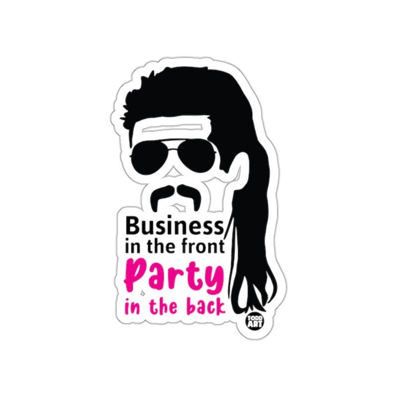 Load image into Gallery viewer, Business in the front party in the back sticker
