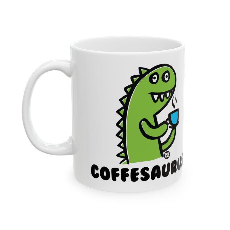 Load image into Gallery viewer, Coffeesaurus Dinosaur Mug, Funny Mugs for Him, Sarcastic Mens Mug, Funny Coffee Mug Men
