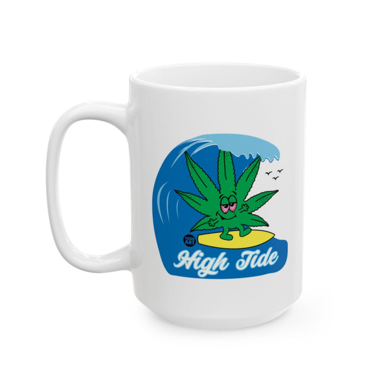 Load image into Gallery viewer, High Tide Surfing Cannabis Themed Mug
