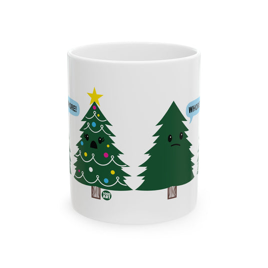 Xmas Tree Whore Mug, Big Girl Panties Mug, Big Girl Coffee Mug, christmas, xmas, santa, holiday