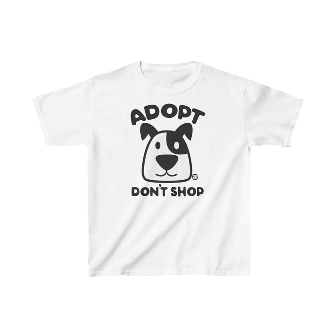 Adopt Don't Shop Dog Tee, Cute Dog Tshirt for Kids, Cute Kids Tees, Dog Shirt For Kids, Pet Adoption Kids Shirt