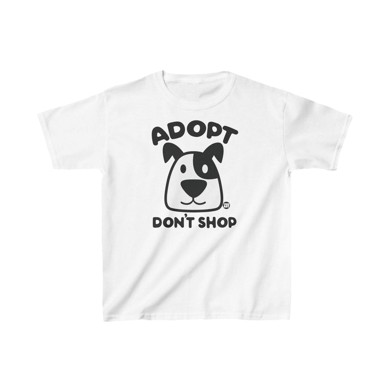 Load image into Gallery viewer, Adopt Don&#39;t Shop Dog Tee, Cute Dog Tshirt for Kids, Cute Kids Tees, Dog Shirt For Kids, Pet Adoption Kids Shirt
