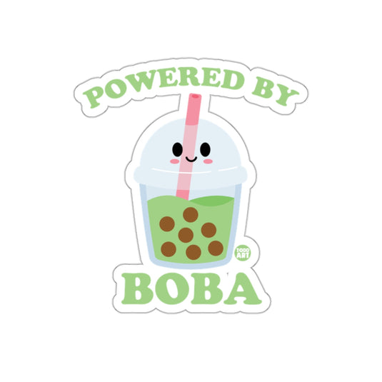 Cute Kawaii Powered By Boba Bubble Tea Sticker