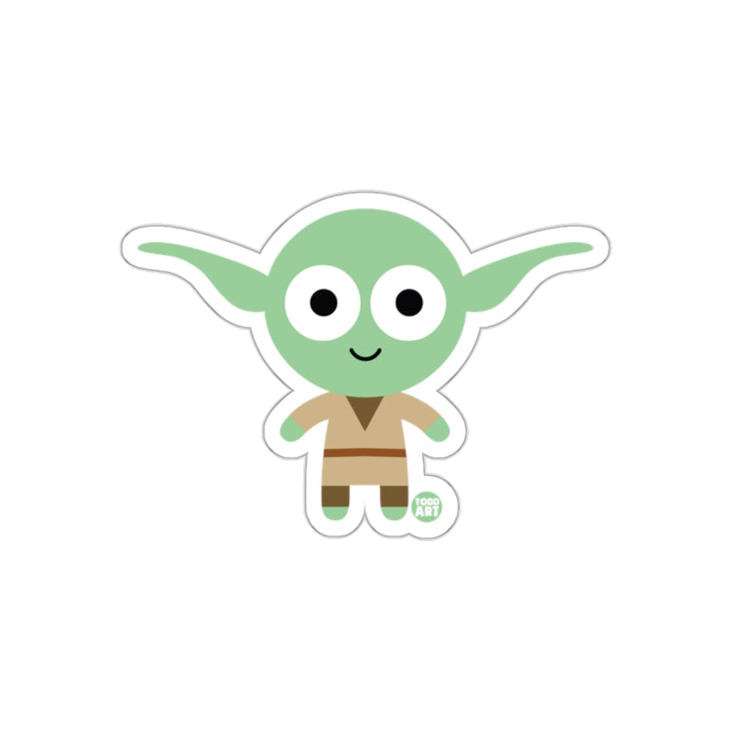 Load image into Gallery viewer, Adorable Green Alien Character Cartoon Sticker Product
