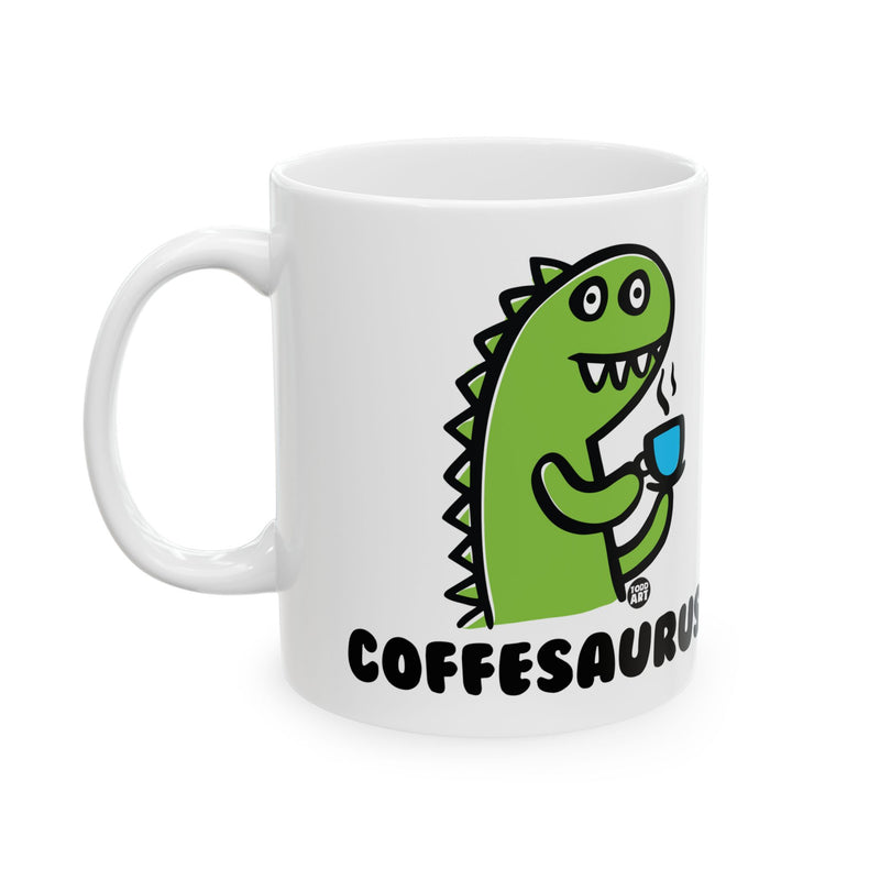 Load image into Gallery viewer, Coffeesaurus Dinosaur Mug, Funny Mugs for Him, Sarcastic Mens Mug, Funny Coffee Mug Men
