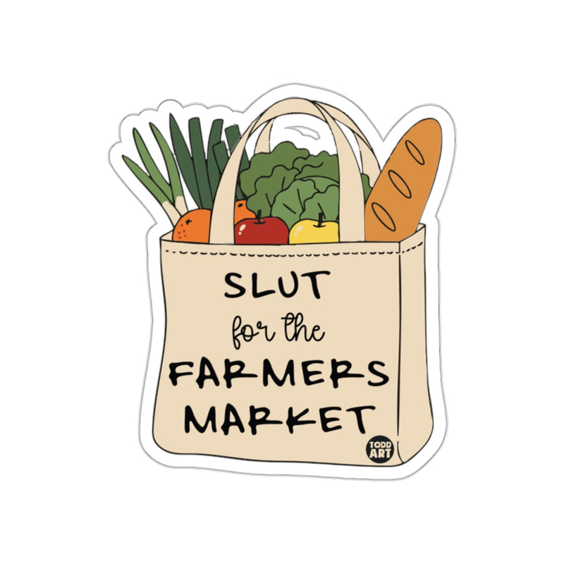 Load image into Gallery viewer, Slut for the Farmers Market Tote Bag Sticker
