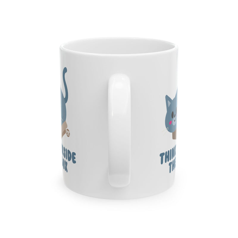 Load image into Gallery viewer, Think Inside The Box Cat Mug
